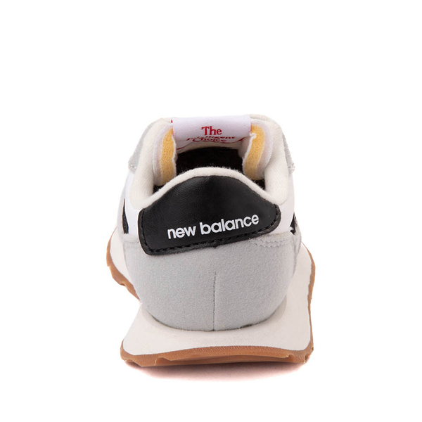 alternate view New Balance 237 Athletic Shoe - Baby / Toddler - White / BlackALT4