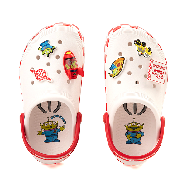 Toy Story Crocs Pizza Planet Off-Court Clog - White