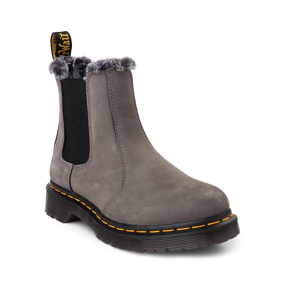 Womens Dr. Martens 2976 Leonore Chelsea Boot - Nickel Gray