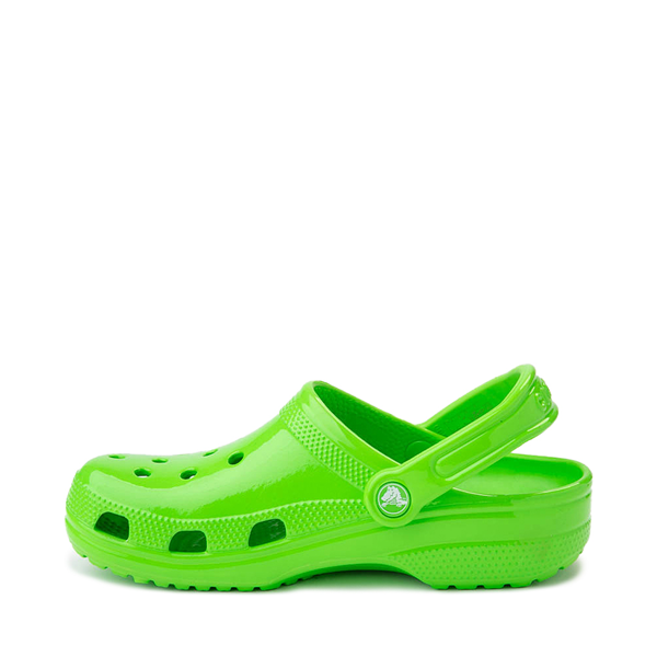 Green Crocs (Charms Included) (Crocs Shine Included)