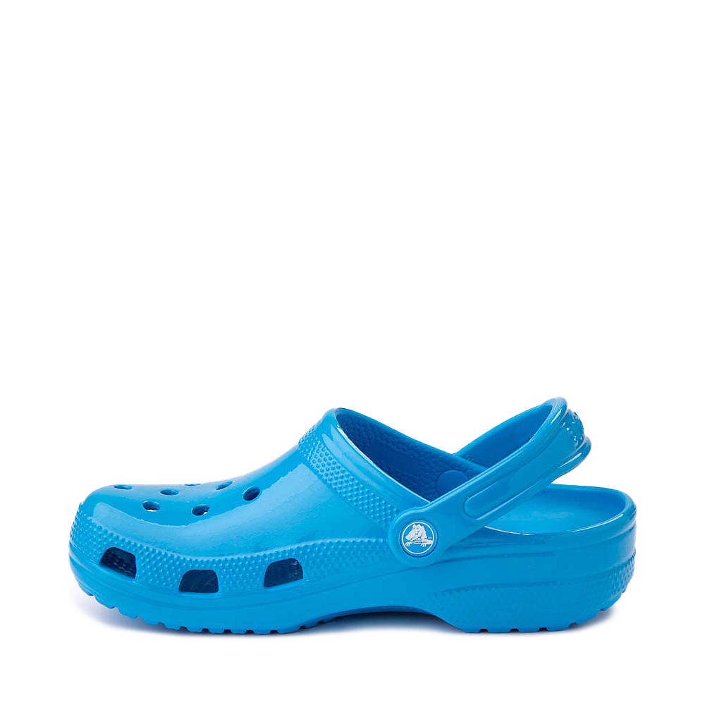 Neon on sale blue crocs