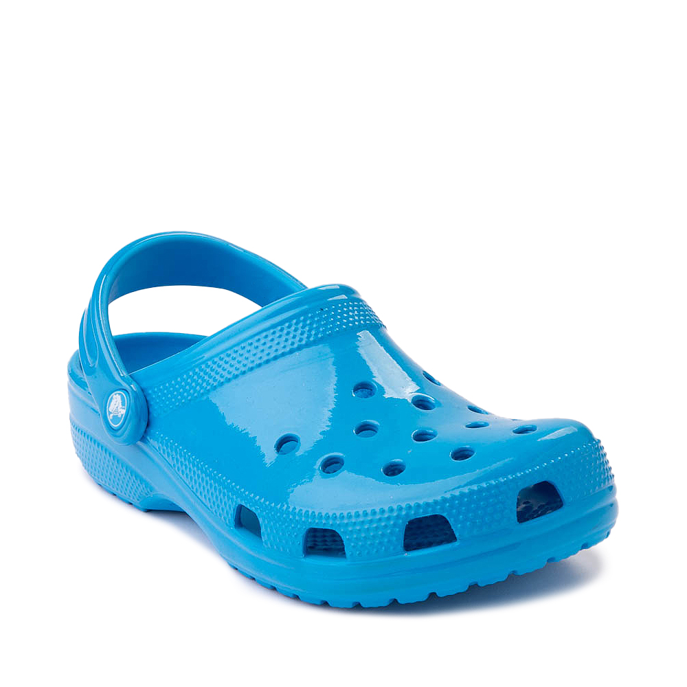 Crocs Classic High-Shine Clog - Neon Ocean | Journeys