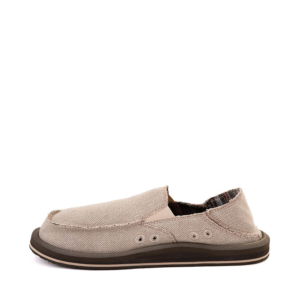 Mens Sanuk Donny Hemp 2-Tone Slip-On Casual Shoe - Natural | Journeys