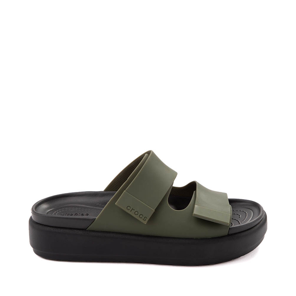 Womens Crocs Brooklynn Luxe Slide - Olive