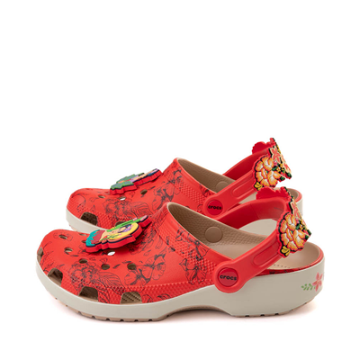 Frida Kahlo Classic Clog Crocs Mens M11 Floral Design Red Green Crocs Frida Kahlo Classic Clogs M11/W13 New w/ Tags | eBay main image 3