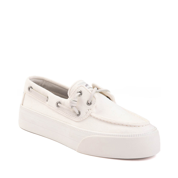 Womens Sperry Top-Sider SeaCycled™ Bahama 3.0 Platform Sneaker - White ...