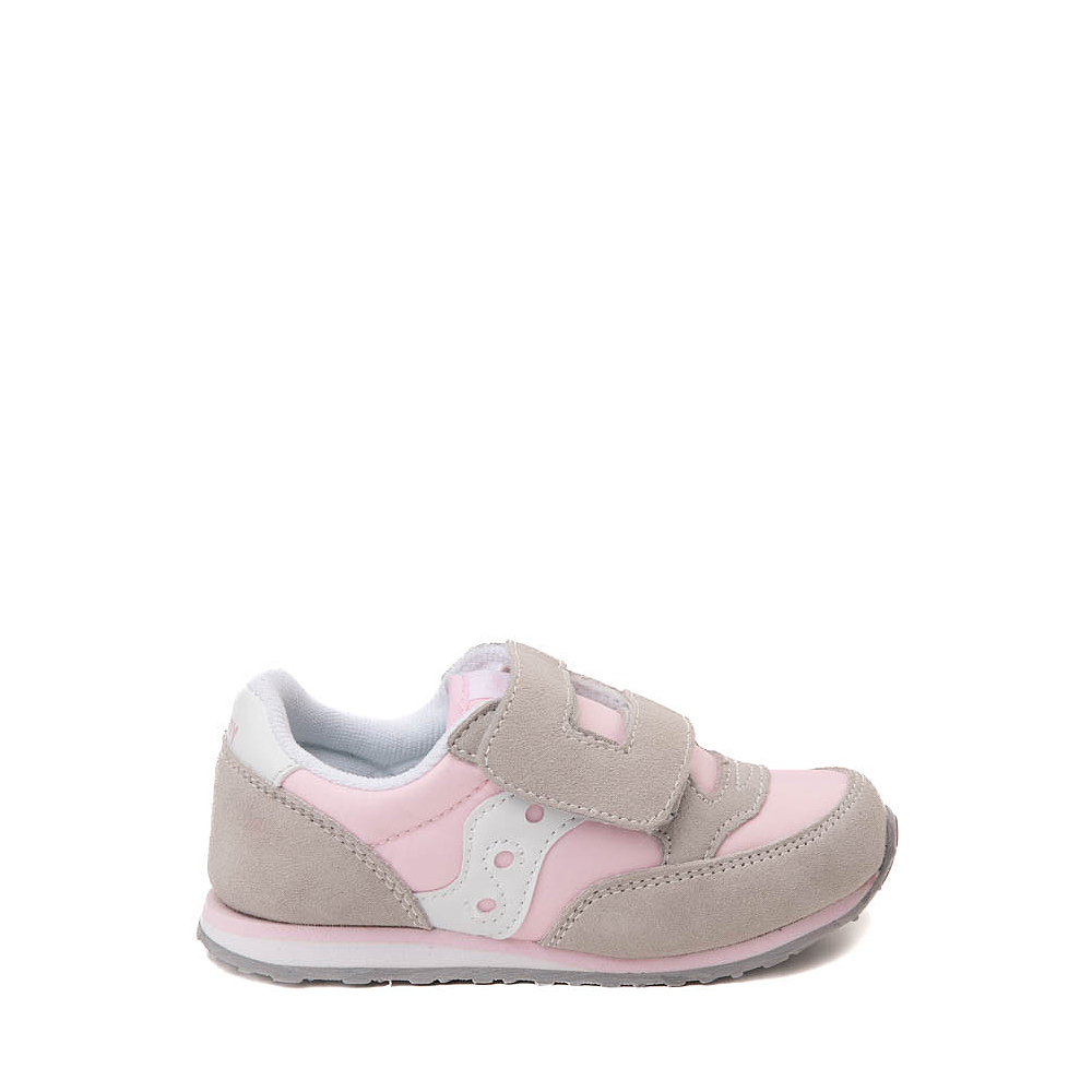 Saucony Baby Jazz Athletic Shoe - Baby / Toddler - Grey / Pink