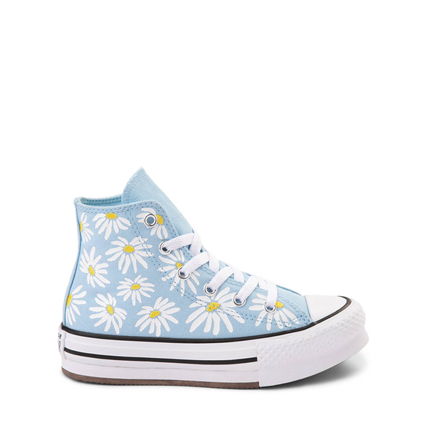 Converse Chuck Taylor All Star Lift Hi Floral Sneaker - Little Kid - True Sky / Dandy Lion