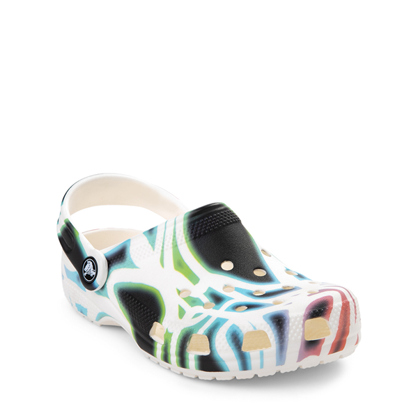 alternate view Crocs Classic Glow-In-The-Dark Swirl Clog - Little Kid / Big Kid - MulticolorALT5