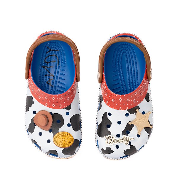 alternate view Toy Story Crocs Sheriff Woody Classic Clog - Little Kid / Big Kid - Blue JeanALT2