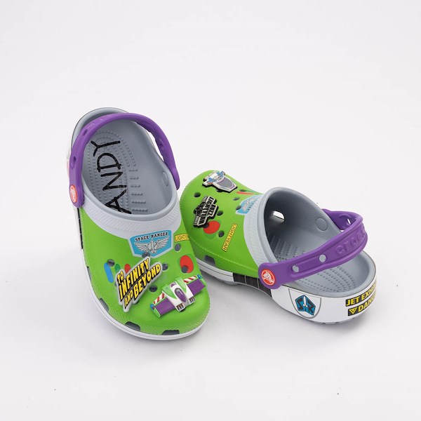 Toy Story Crocs Buzz Lightyear Classic Clog - Little Kid / Big Kid - Blue Grey