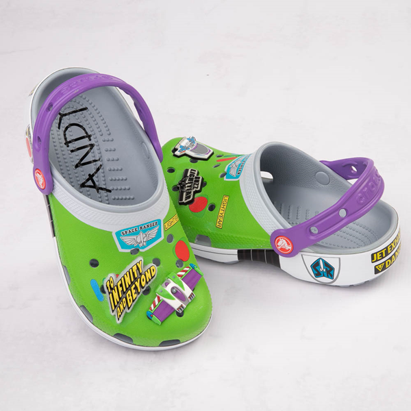 Toy Story Crocs Buzz Lightyear Classic Clog - Little Kid / Big Kid - Blue Grey