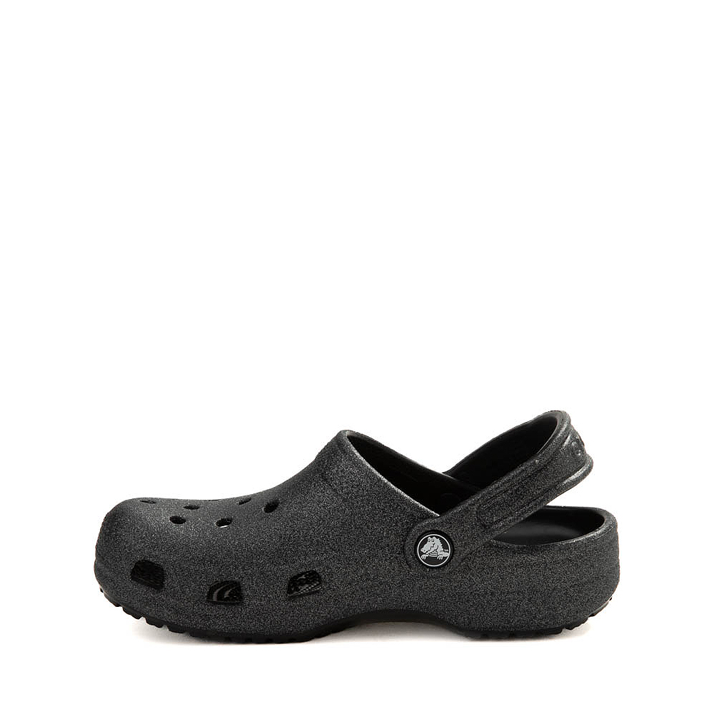 Crocs Classic Glitter Clog - Little Kid / Big Kid - Black | Journeys