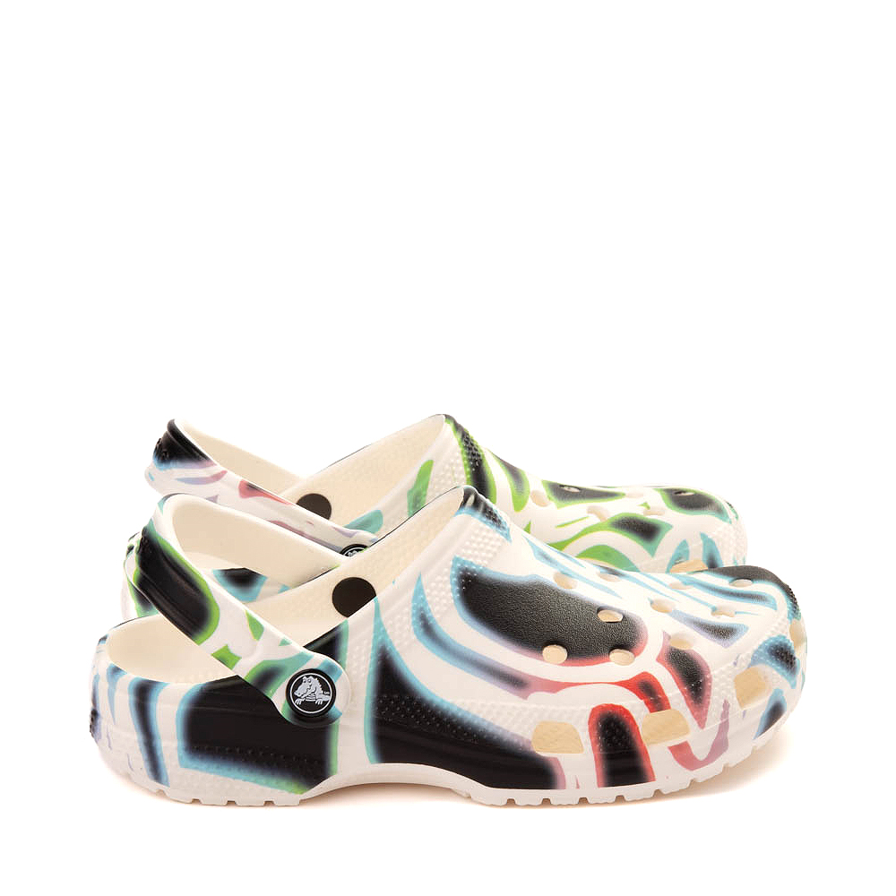 Crocs Classic Glow-In-The-Dark Swirl Clog - Multicolor