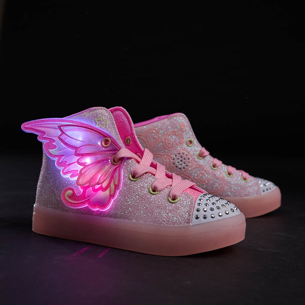alternate view Skechers Twinkle Toes® Twi-Lites 2.0 Twinkle Wishes Sneaker - Little Kid - Light Pink / MulticolorHERO