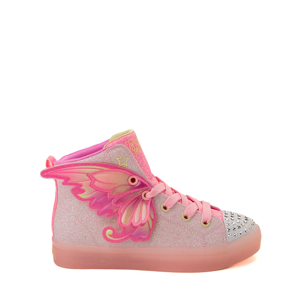 Skechers Twinkle Toes&reg; Twi-Lites 2.0 Twinkle Wishes Sneaker - Little Kid - Light Pink / Multicolor