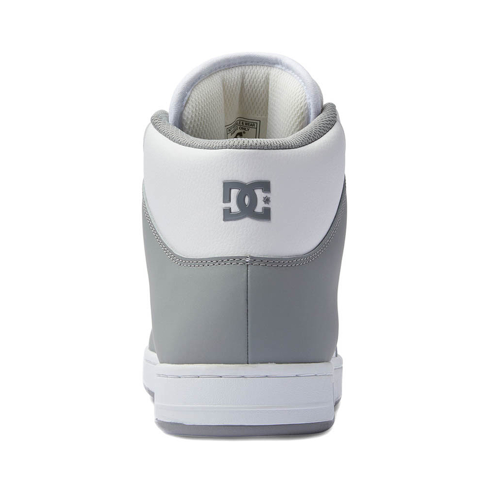 Mens DC Manteca 4 Hi Skate Shoe White / Grey Journeys