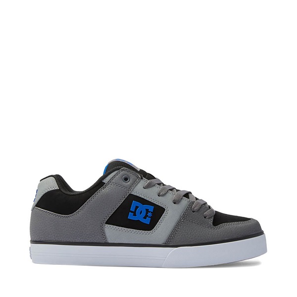Mens DC Pure Skate Shoe - Grey / Black Blue
