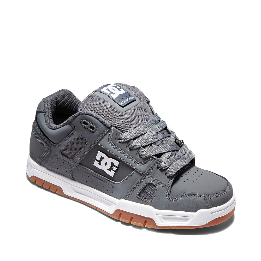 Mens DC Stag Skate Shoe Grey / Gum Journeys