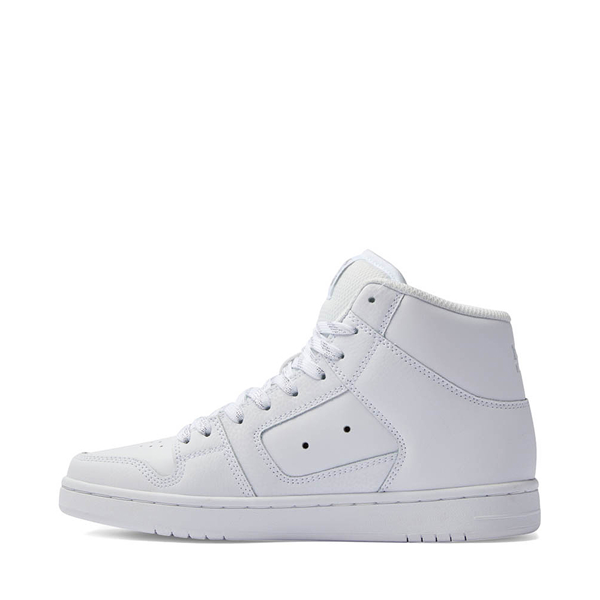 alternate view Womens DC Manteca 4 Hi Skate Shoe - White / SilverALT1