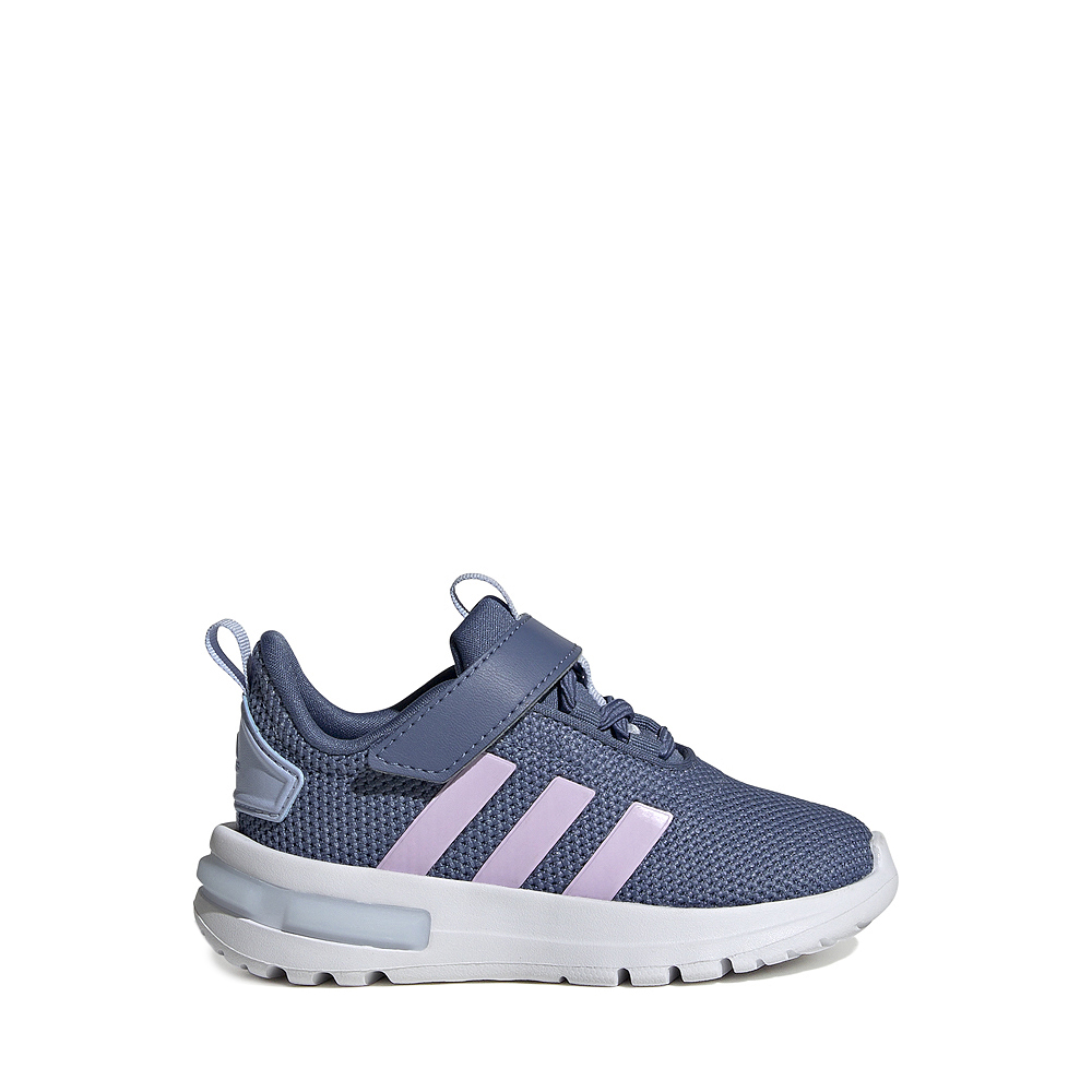 adidas Racer TR23 Athletic Shoe - Baby / Toddler - Crew Blue / Bliss Lilac / Blue Dawn Journeys