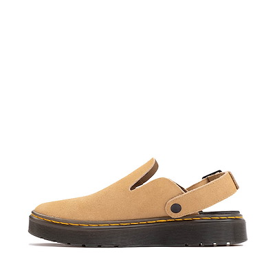 ★関税込★Dr.Martens★CARLSON SUEDE LINED MULES★兼用★BLACK Carlson Suede Casual Slingback Mules in Black Analine | Dr