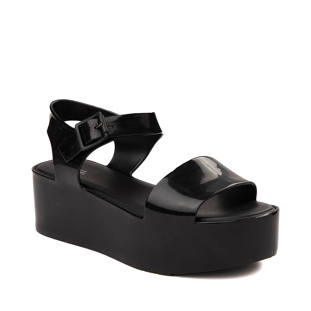 Womens Melissa Mar Platform Sandal - Black | Journeys