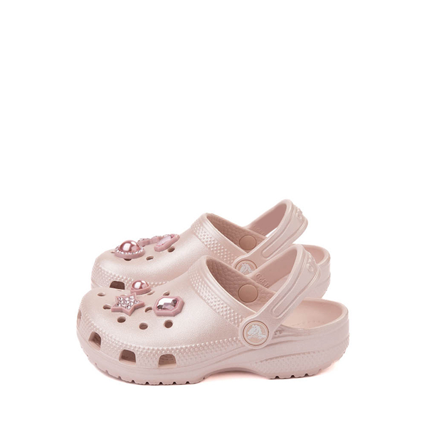 alternate view Crocs Classic Gemstone Clog - Baby / Toddler - Pink QuartzALT1