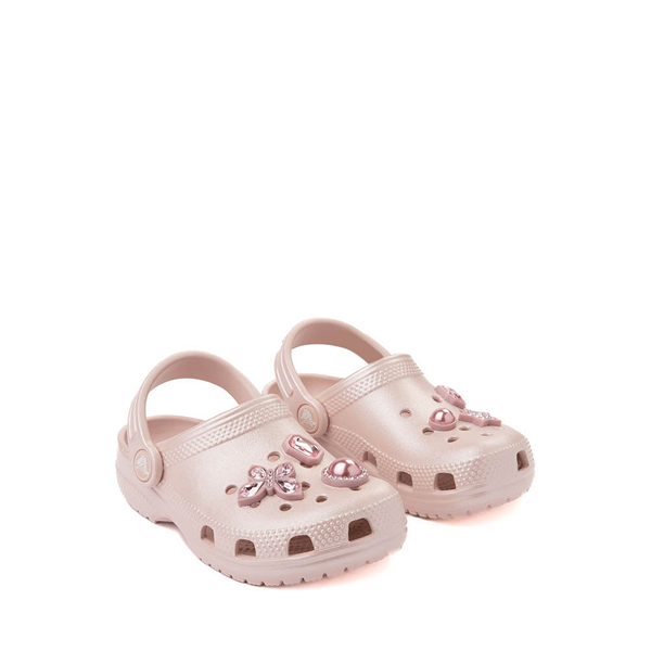 alternate view Crocs Classic Gemstone Clog - Baby / Toddler - Pink QuartzALT5