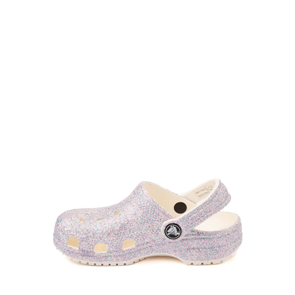 alternate view Crocs Classic Glitter Clog - Baby / Toddler - MysticALT1