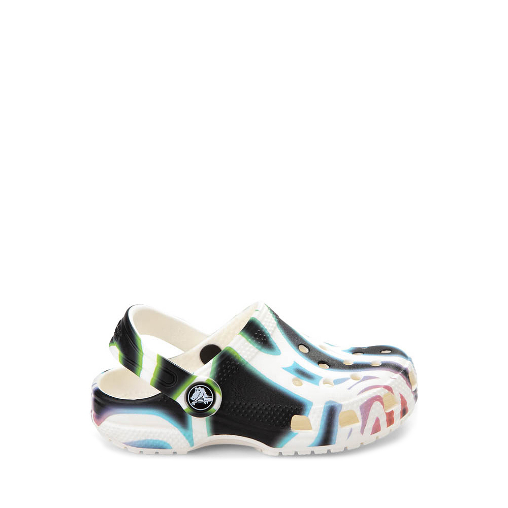 Crocs Classic Glow-In-The-Dark Swirl Clog - Baby / Toddler - Multicolor