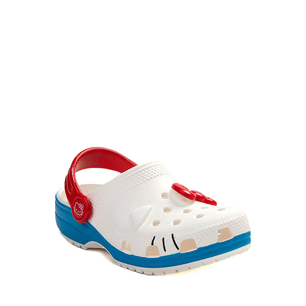 alternate view Hello Kitty® x Crocs Classic Clog - Baby / Toddler - WhiteALT5