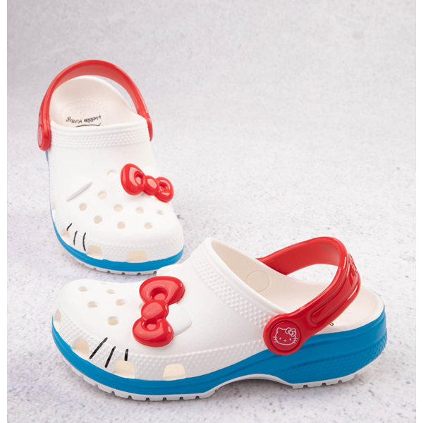 alternate view Hello Kitty® x Crocs Classic Clog - Baby / Toddler - WhiteTHERO