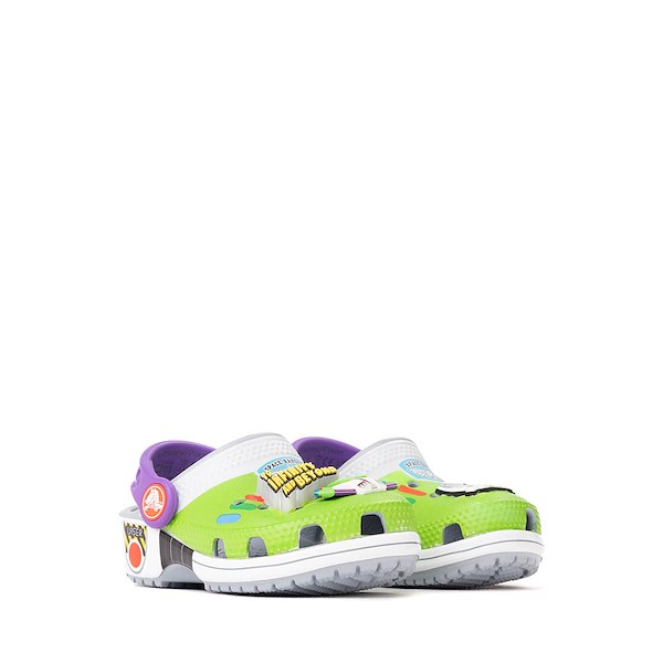 alternate view Toy Story Crocs Buzz Lightyear Classic Clog - Baby / Toddler - Blue GreyALT5