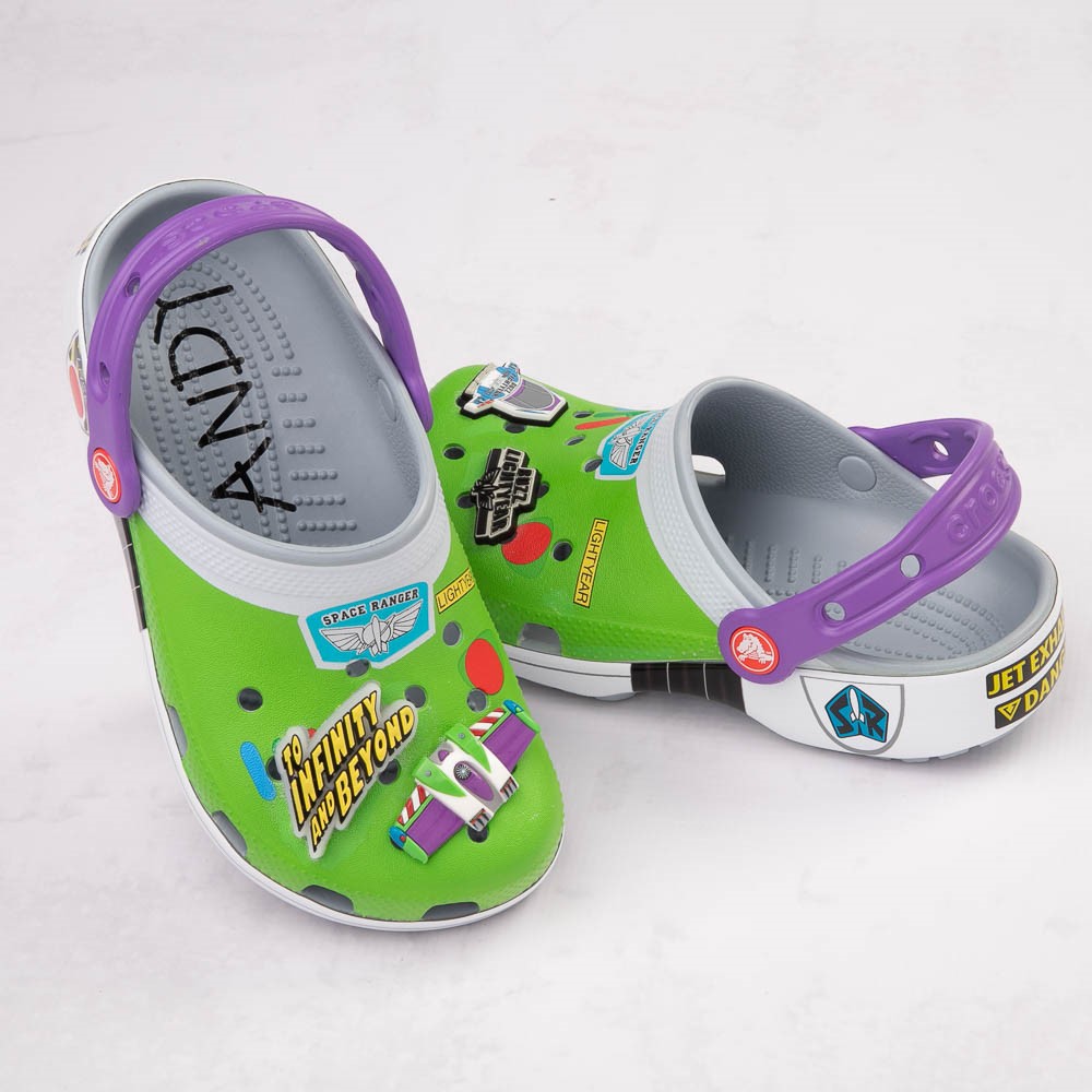 Toy Story Crocs Buzz Lightyear Classic Clog - Baby / Toddler - Blue Grey