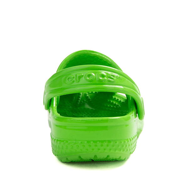 alternate view Crocs Littles™ High-Shine Clog - Baby - Green SlimeALT4