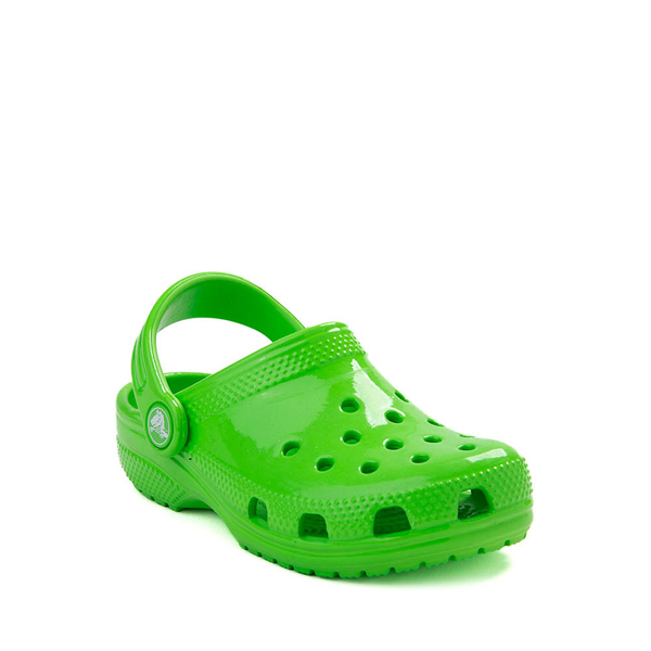 Crocs Classic High-Shine Clog - Baby / Toddler - Green Slime | Journeys