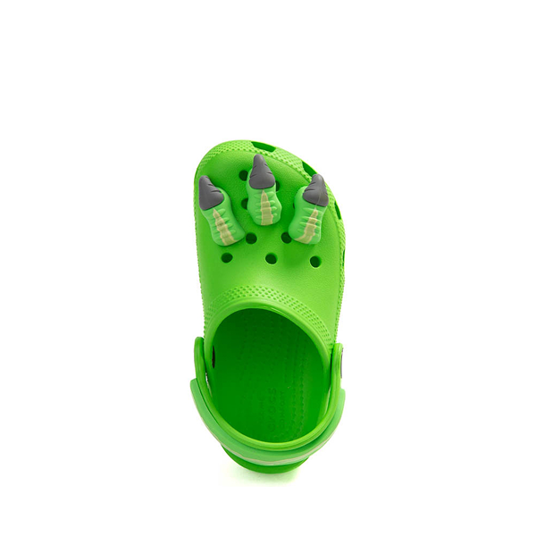 alternate view Crocs Classic I AM Dinosaur Clog - Baby / Toddler - Green SlimeALT2