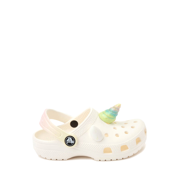Crocs Classic I AM Rainbow Unicorn Clog - Baby / Toddler Chalk