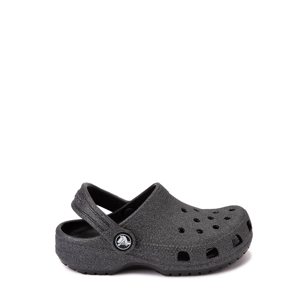 Crocs Classic Glitter Clog - Baby / Toddler - Black