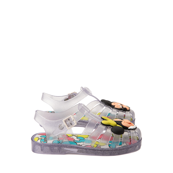 Mini Melissa + Disney Possession Sandal - Toddler - Clear Silver