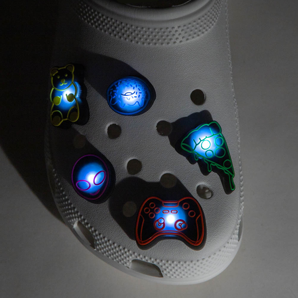 alternate view Crocs Jibbitz™ LED Dude Bro Shoe Charms 5 Pack - MulticolorALT1