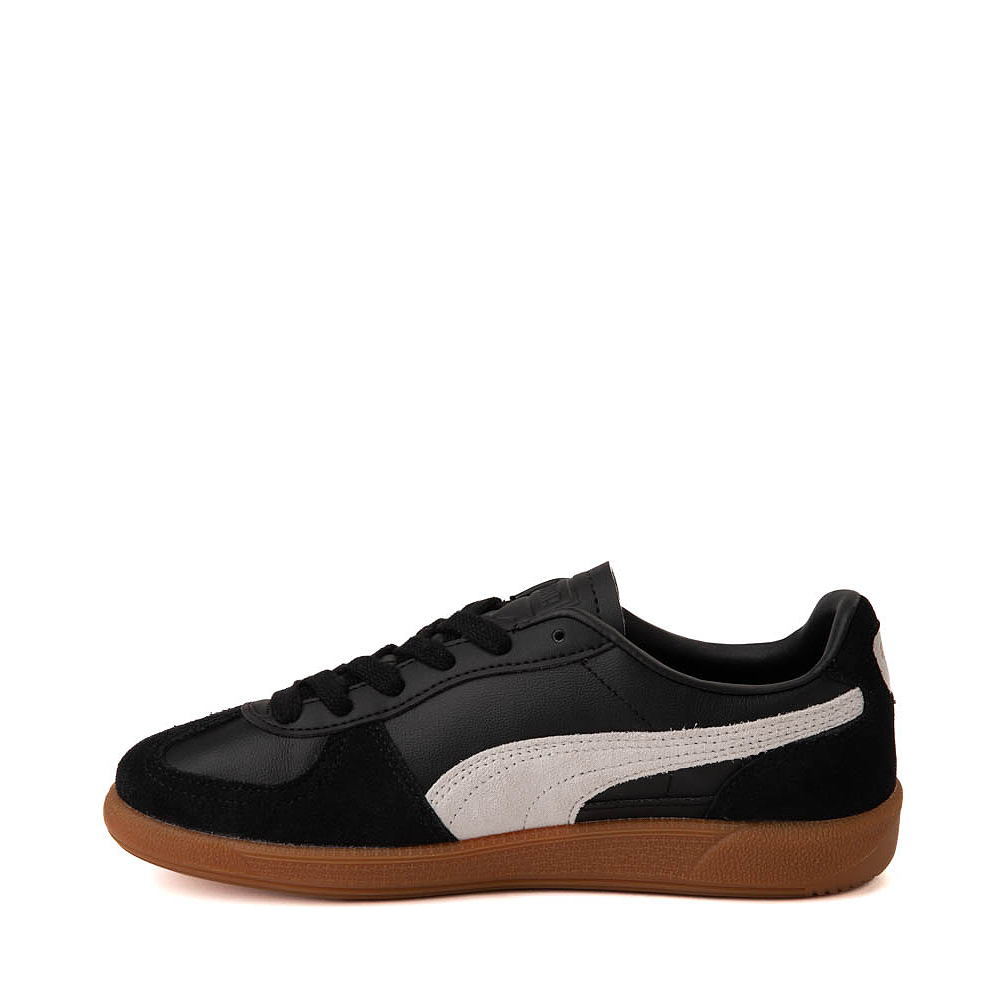 Womens PUMA Palermo Athletic Shoe - Black / Feather Gray / Gum | Journeys