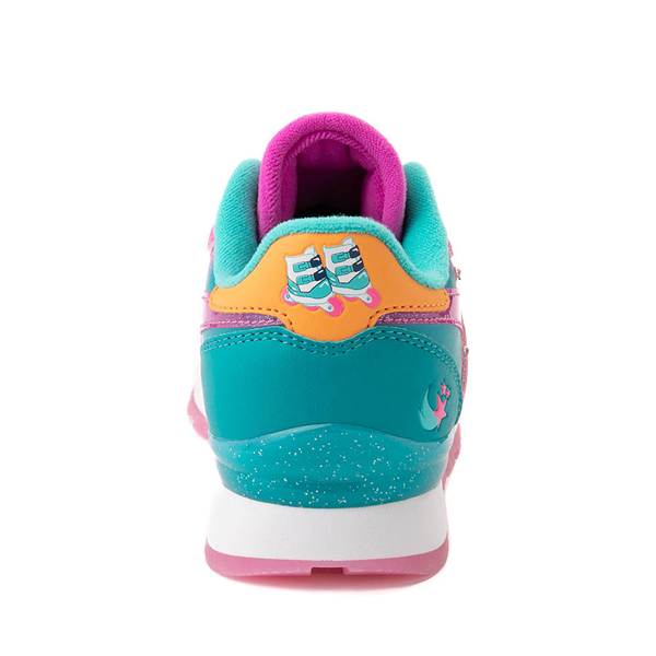 alternate view Reebok x My Little Pony Sunny Starscout Classic Leather Step 'n' Flash Athletic Shoe - Little Kid - Laser Pink / TealALT4