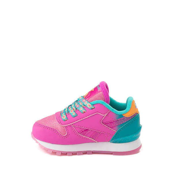 alternate view Reebok x My Little Pony Sunny Starscout Classic Leather Step 'n' Flash Athletic Shoe - Baby / Toddler - Laser Pink / TealALT1B