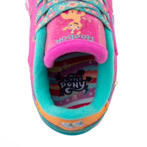alternate view Reebok x My Little Pony Sunny Starscout Classic Leather Step 'n' Flash Athletic Shoe - Baby / Toddler - Laser Pink / TealALT2B