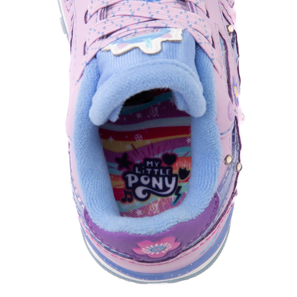 alternate view Reebok x My Little Pony Izzy Moonbow Classic Leather Step 'n' Flash Athletic Shoe - Baby / Toddler - Purple / Crystal BlueALT2B