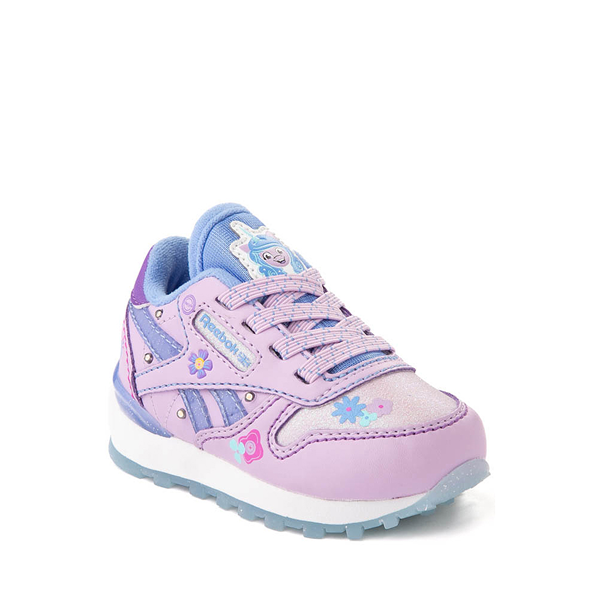alternate view Reebok x My Little Pony Izzy Moonbow Classic Leather Step 'n' Flash Athletic Shoe - Baby / Toddler - Purple / Crystal BlueALT5