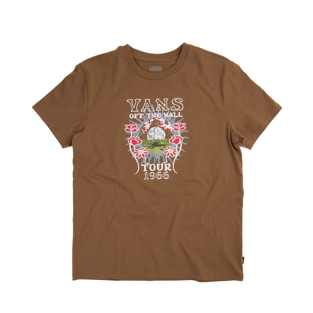 Womens Vans Yesterdays BFF Tee - Otter