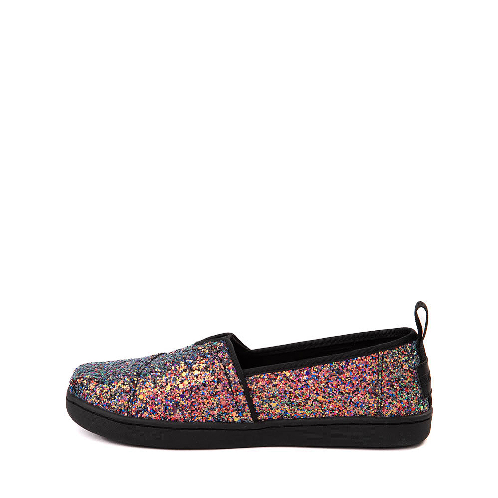 Toms Women's Shoes - Alpargata Glitter - Black Cosmic - Surf and Dirt